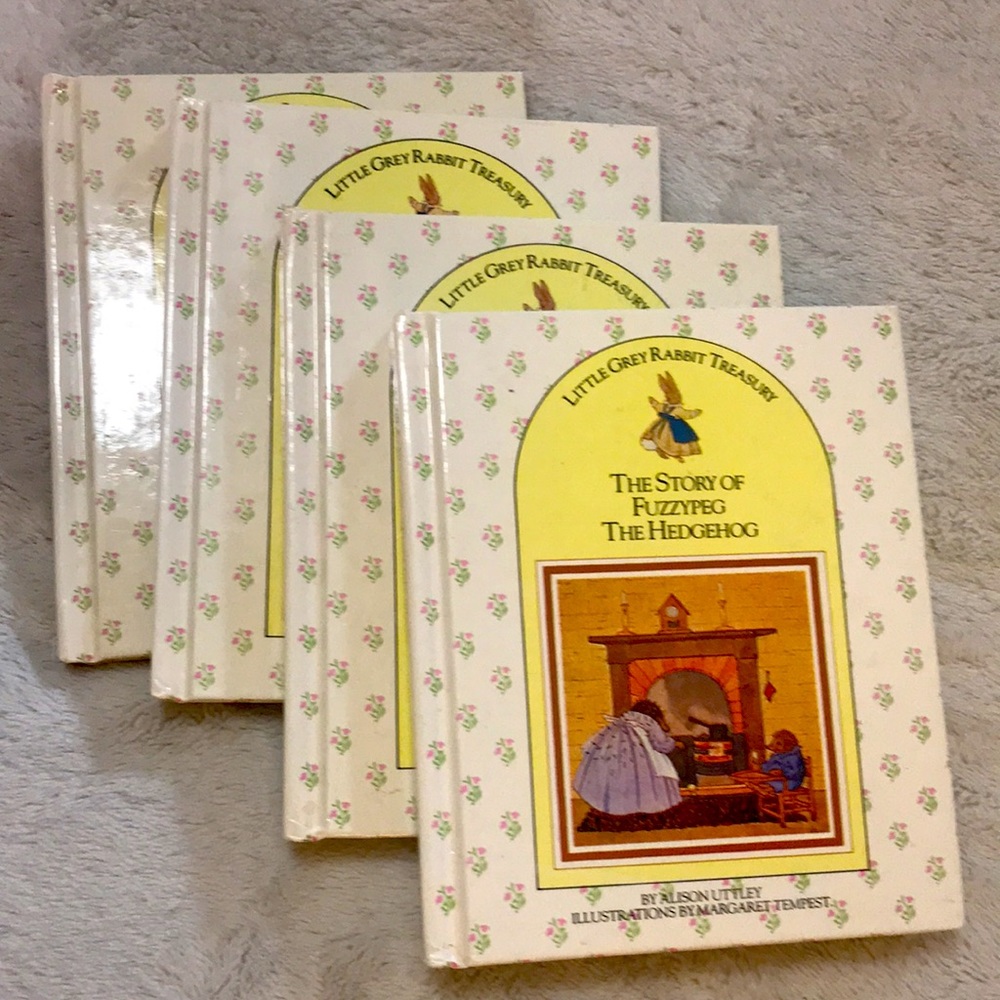 VINTAGE Little Grey Rabbit Set of Four Small Books